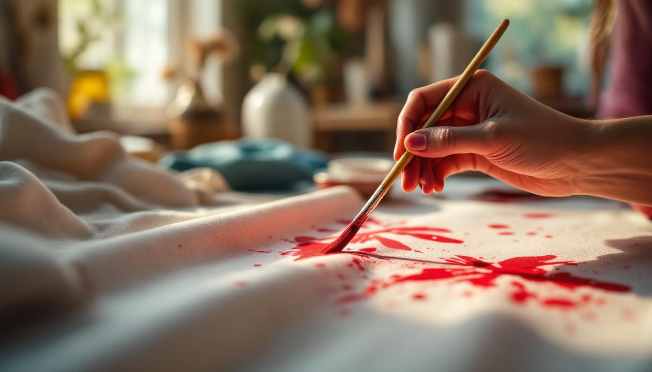 Peinture sur vêtement comment enlever sans abîmer vos tissus